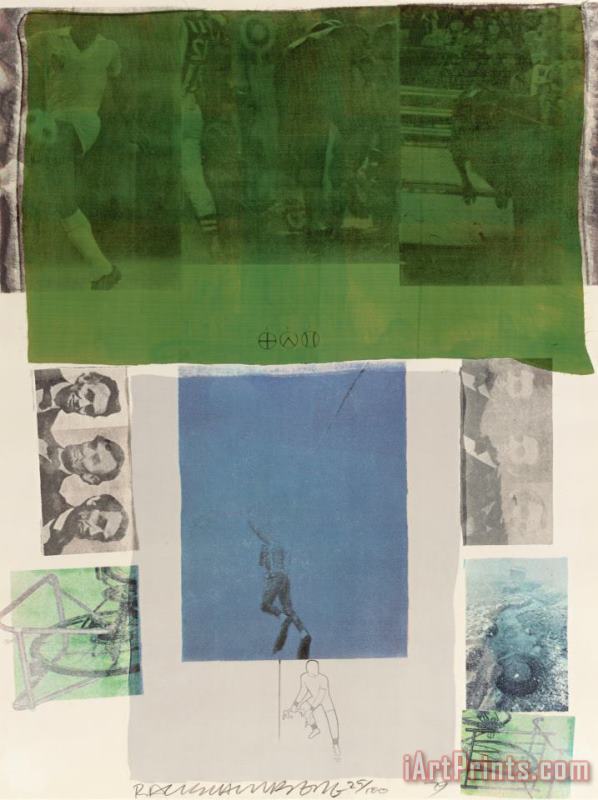 Robert Rauschenberg Shoot From The Main Stem (from Suite of 9 Prints), 1979 Art Print