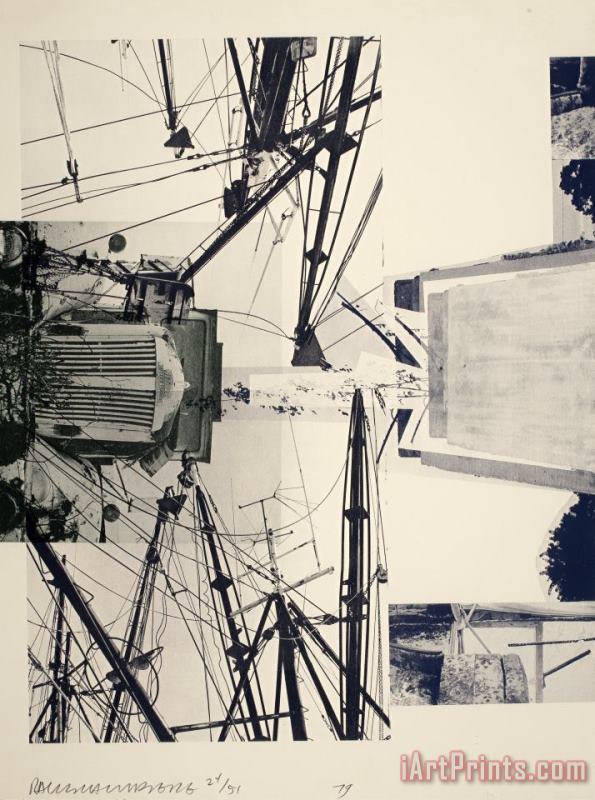 Robert Rauschenberg Steel Arbor (from The Rookery Mounds Series), 1979 Art Painting