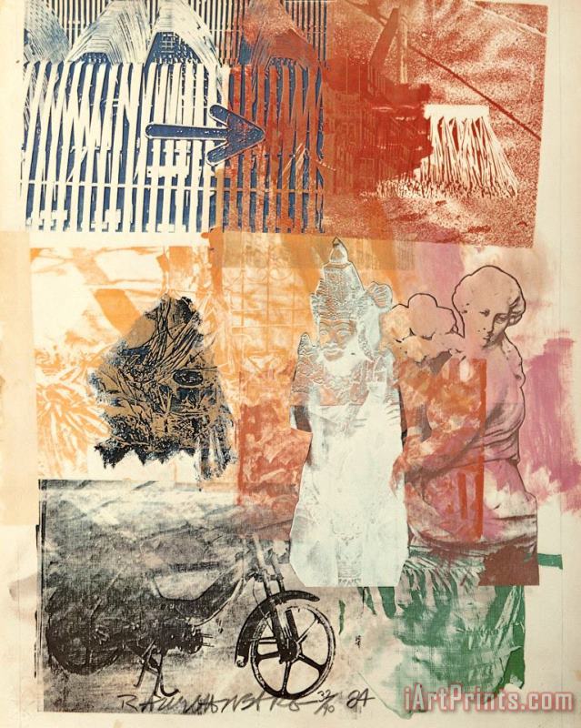 Robert Rauschenberg Untitled (arrow), 1984 Art Print