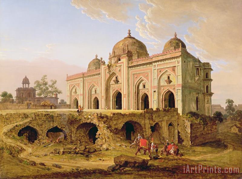 Qal' A-l-Kuhna Masjid - Purana Qila painting - Robert Smith Qal' A-l-Kuhna Masjid - Purana Qila Art Print