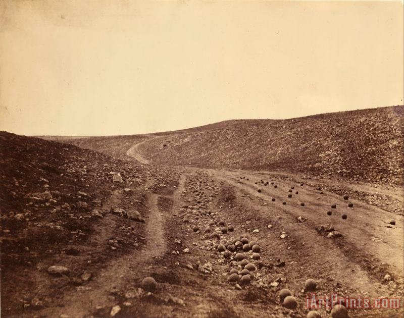Valley of The Shadow of Death painting - Roger Fenton  Valley of The Shadow of Death Art Print