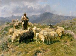 Rosa Bonheur Shepherd of the Pyrenees painting