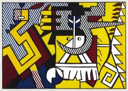 Roy Lichtenstein American Indian Theme Vi, From American Indian Theme, 1980