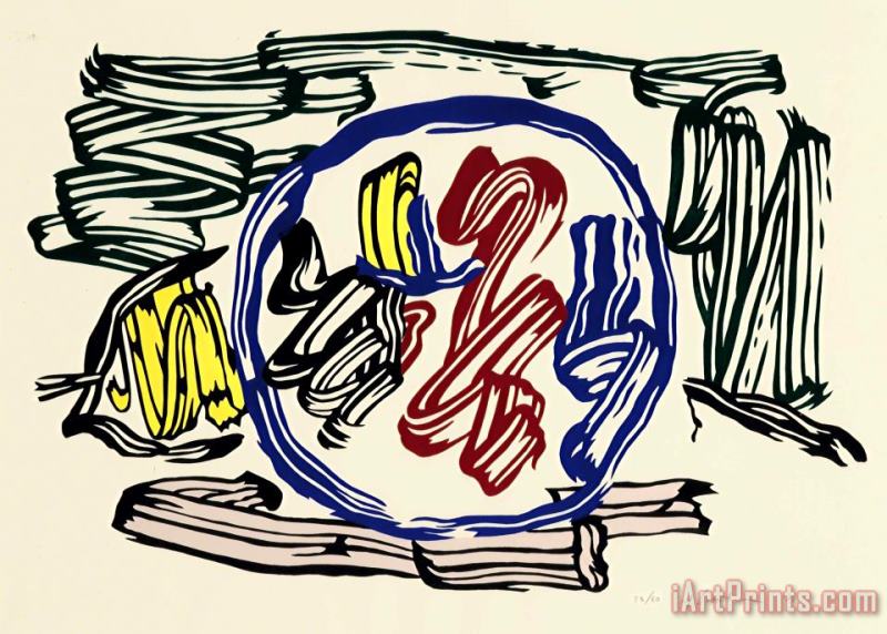 Roy Lichtenstein Apple And Lemon, 1983 Art Print
