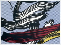 Roy Lichtenstein Brushstrokes, 1967