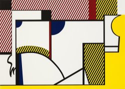 Roy Lichtenstein Bull #4,from Bull Profile Series, 1973