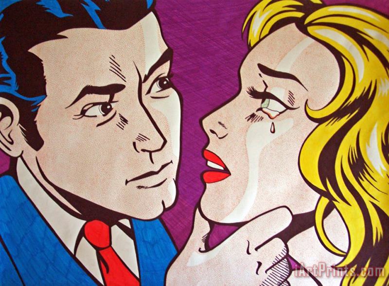 Roy Lichtenstein Emulation Art Print