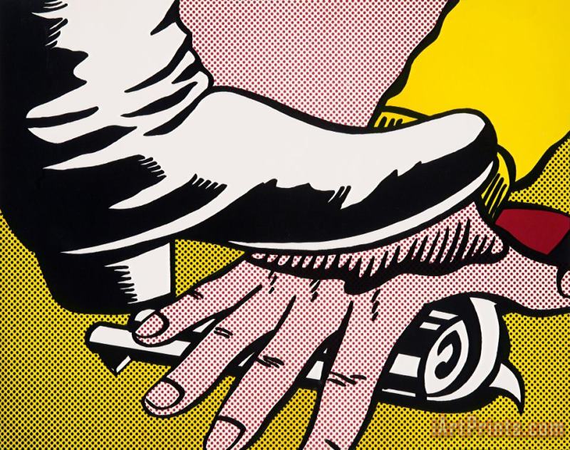 Roy Lichtenstein Foot And Hand, 1964 Art Painting