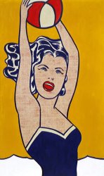 Roy Lichtenstein Girl with Ball