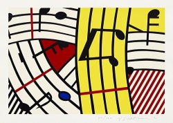 Roy Lichtenstein Musical Notes (composition Iv), 1995