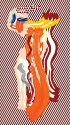 Roy Lichtenstein Nude, From Brushstroke Figure Series, 1989