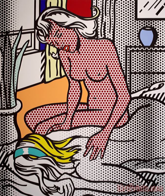 Roy Lichtenstein Nudes Series Two Nudes, 1994 Art Print