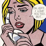 Oh Jeff I Love You Too But 1964 by Roy Lichtenstein