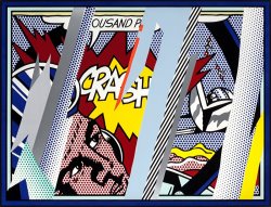 Roy Lichtenstein Reflections on Crash (from Reflections Series), 1990