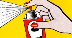 Roy Lichtenstein Spray 1962