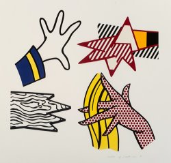 Roy Lichtenstein Study of Hands, 1981