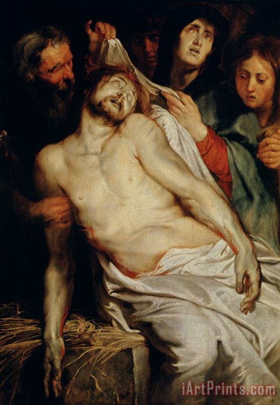 Rubens Triptych of Christ on the Straw Art Print