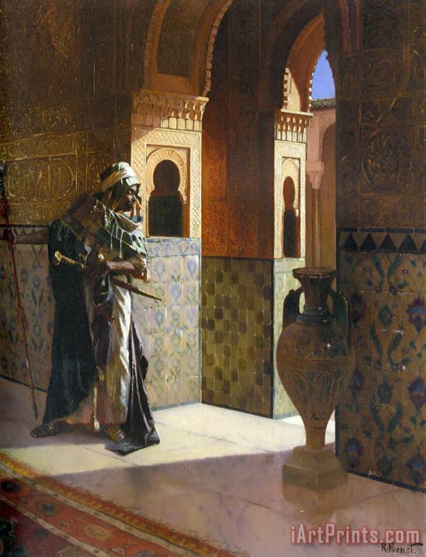 Rudolf Ernst The Moorish Guard Art Print