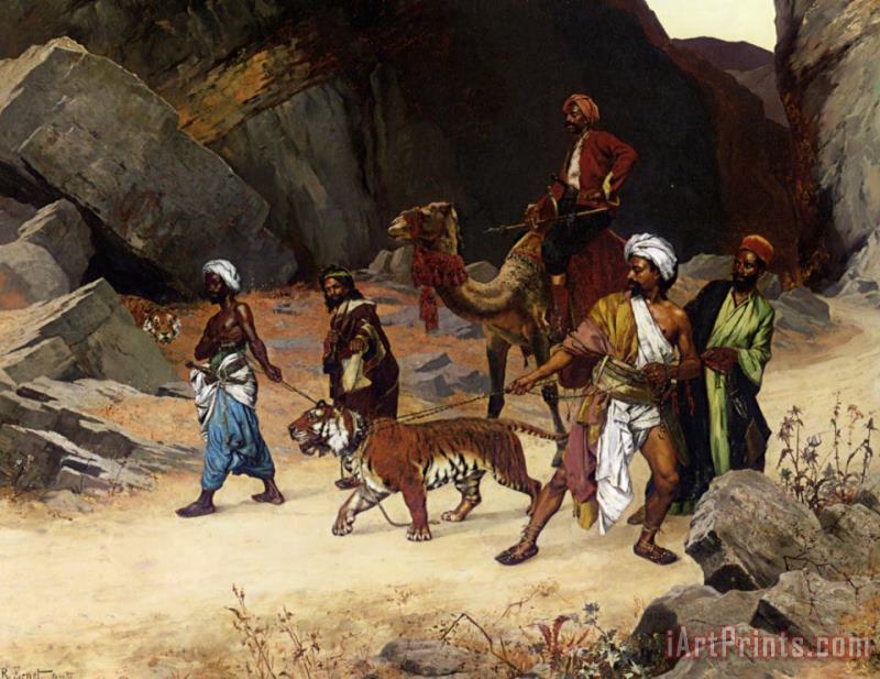Rudolf Ernst The Return From The Tiger Hunt Art Painting