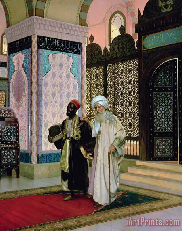 After Prayers At The Mosque painting - Rudolphe Ernst After Prayers At The Mosque Art Print