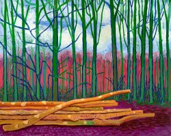 David Hockney Felled Trees, 2008