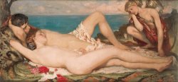 Rupert Charles Wolston Bunny An Idyll painting