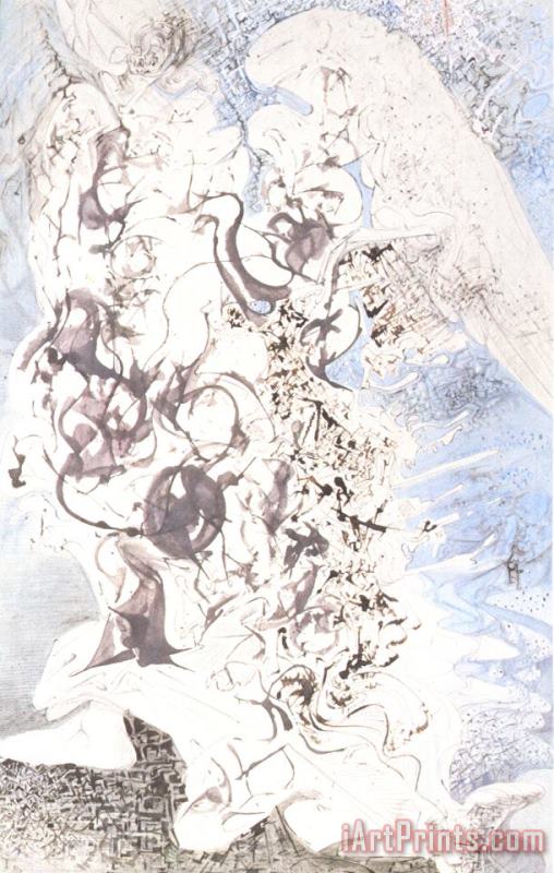 Salvador Dali Angel Art Print