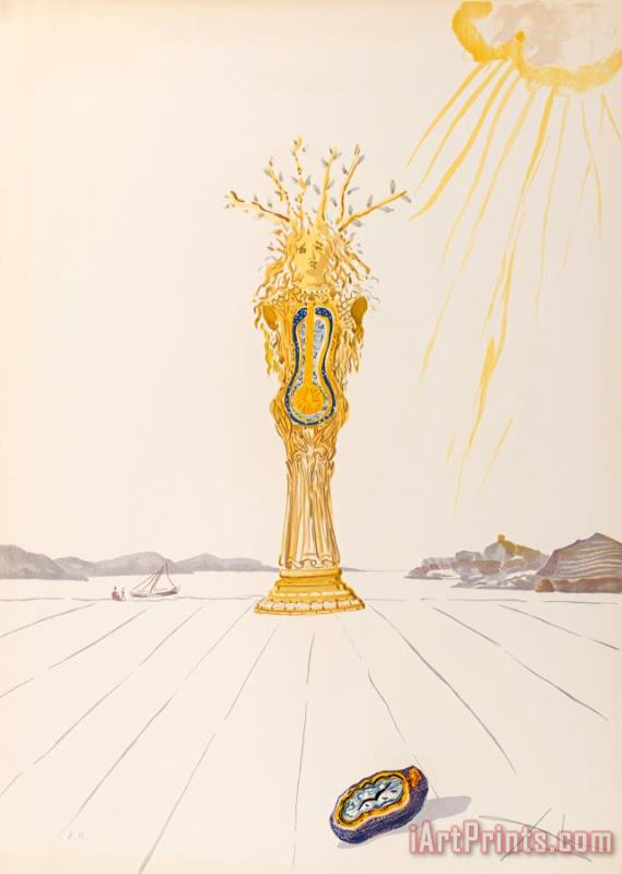 Salvador Dali Barometer Woman, From Time, 1976 Art Painting