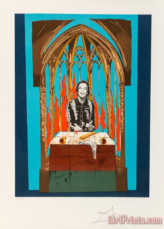 Salvador Dali Dali's Inferno, 1978 Art Print