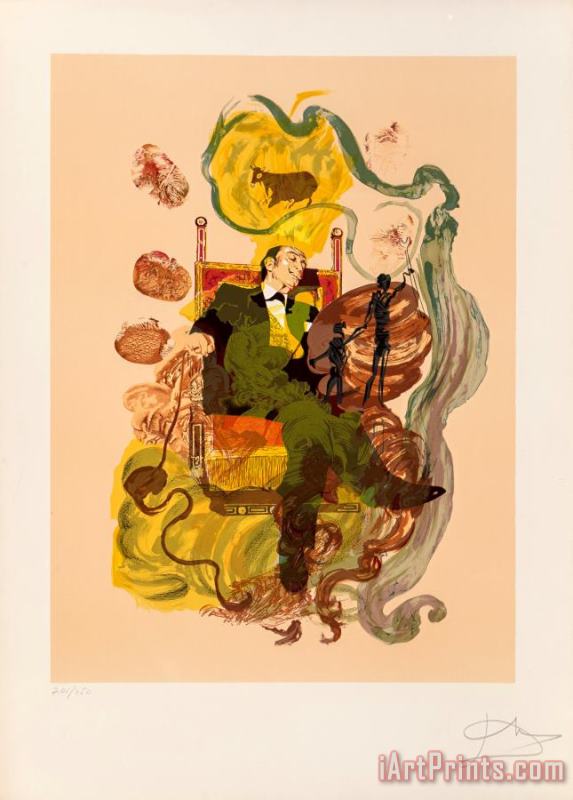 Salvador Dali Dali Dreams, 1978 Art Painting