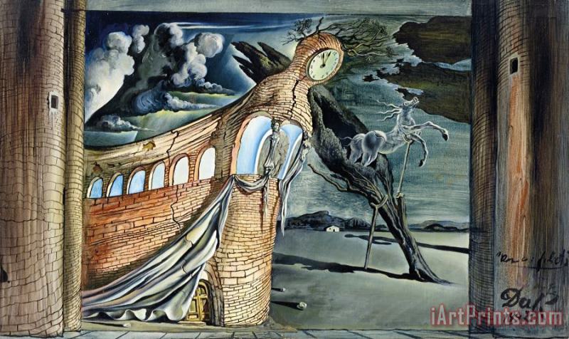Salvador Dali Decor Pour Romeo Et Juliette, 1942 Art Painting