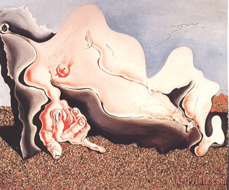 Salvador Dali Female Bather Art Painting