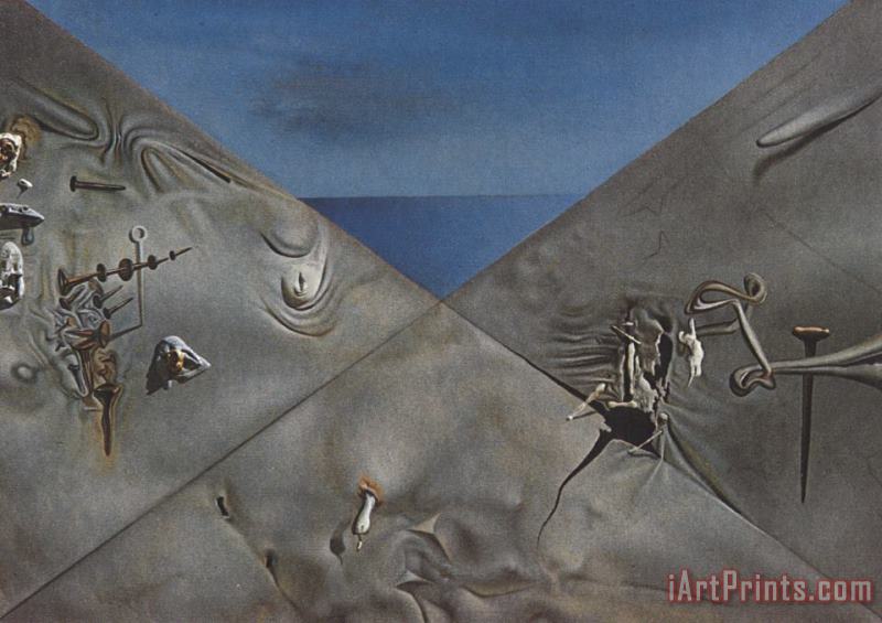 Salvador Dali Hyperxiological Sky Art Painting