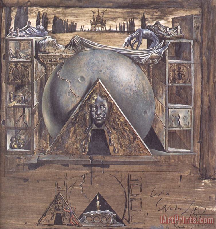 Salvador Dali Juliet's Tomb Art Painting