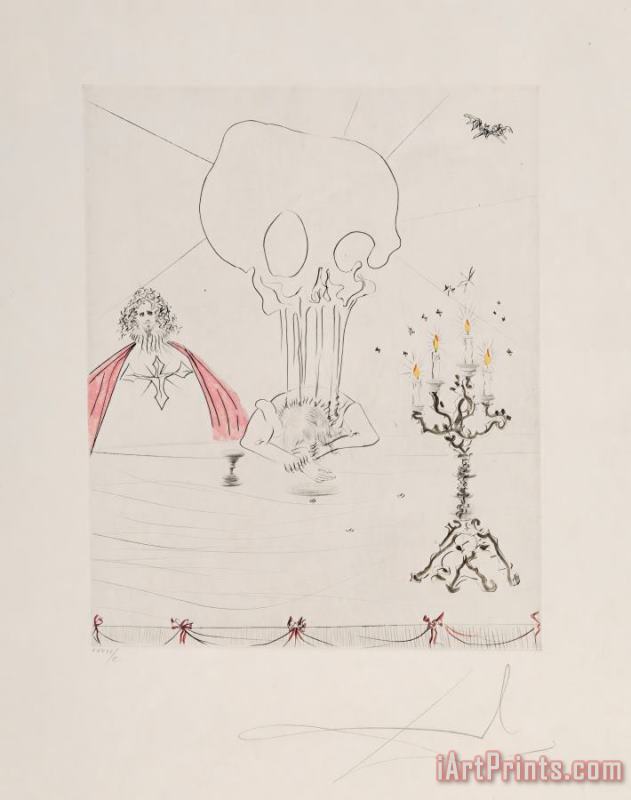 Salvador Dali Le Banquet, From Don Juan, 1970 Art Painting