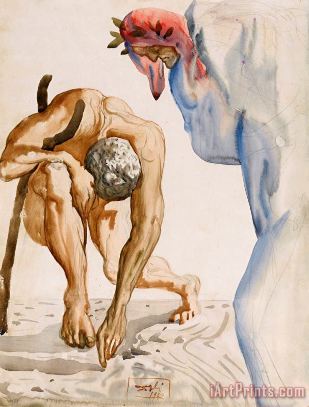 Salvador Dali Les Princes De La Vallee Fleurie Art Painting