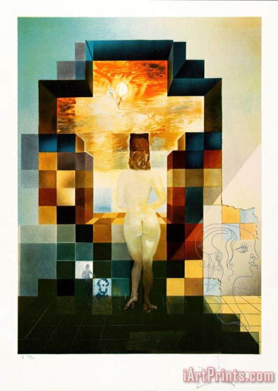 Salvador Dali Lincoln in Dalivision, 1977 Art Painting