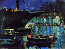 Salvador Dali Port of Cadaques Night