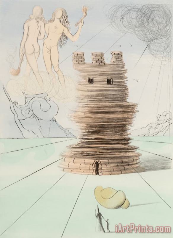 Salvador Dali Simon, From Twelve Tribes of Israel, 1972 Art Painting