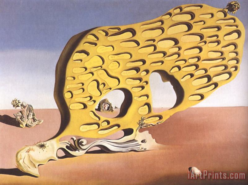 The Enigma of My Desire Or My Mother My Mother My Mother 1929 painting - Salvador Dali The Enigma of My Desire Or My Mother My Mother My Mother 1929 Art Print