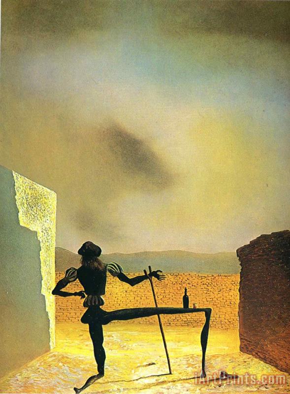 Salvador Dali The Ghost of Vermeer Van Delft Which Can Be Used As a Table Art Print