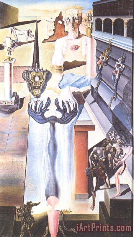 The Invisible Man 1933 painting - Salvador Dali The Invisible Man 1933 Art Print