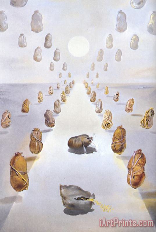 The Path of Enigmas Second Version painting - Salvador Dali The Path of Enigmas Second Version Art Print