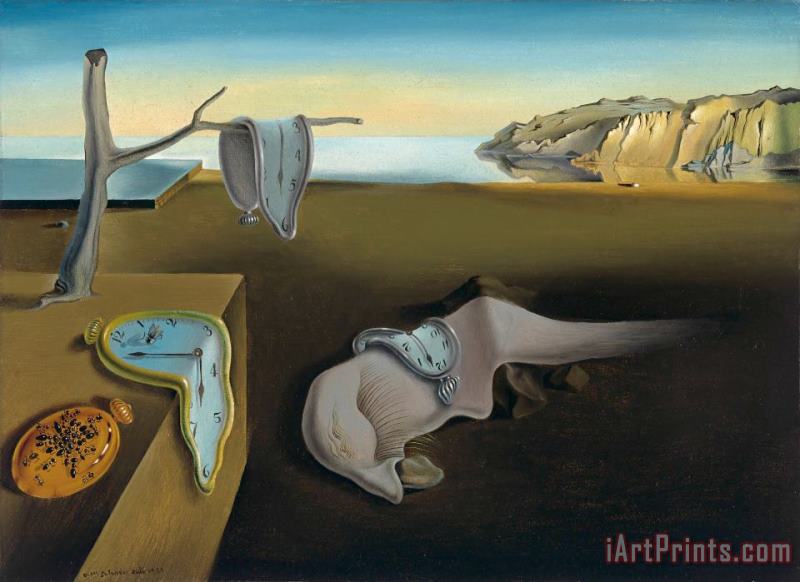 The Persistence of Memory 1931 painting - Salvador Dali The Persistence of Memory 1931 Art Print