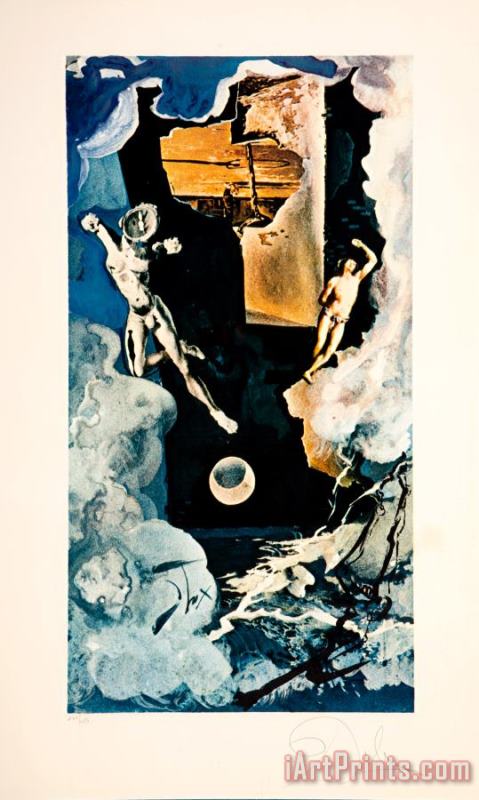 Salvador Dali The Tower, From Lyle Stuart Tarot Prints, 1978 Art Painting