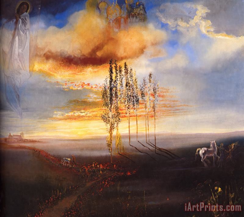 Salvador Dali The Way to Pubol Art Painting