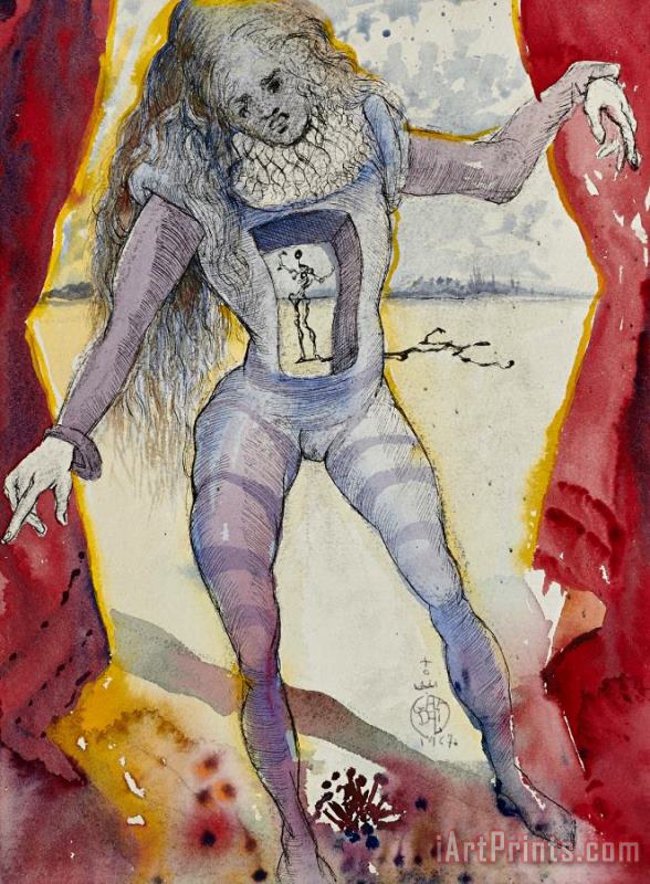 Salvador Dali To Be Or Not to Be (hamlet; Acte III, Scene 1), 1967 Art Print