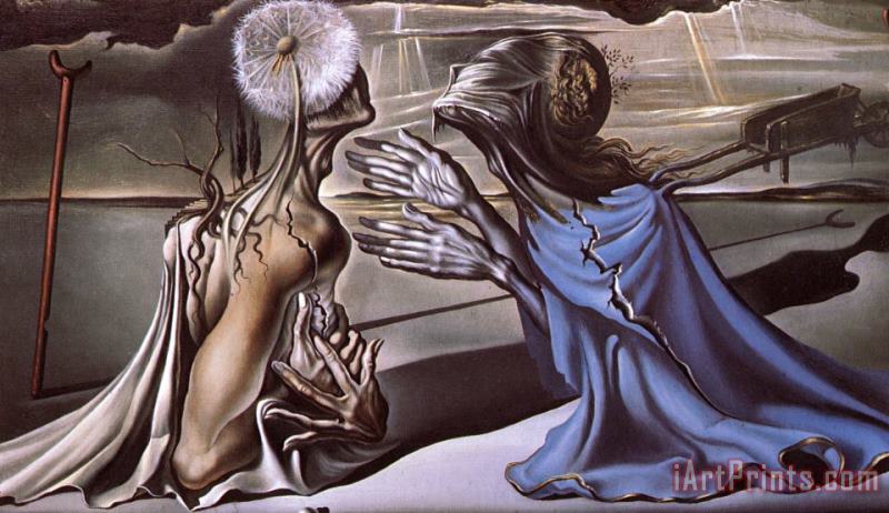 Salvador Dali Tristan And Isolde Art Painting