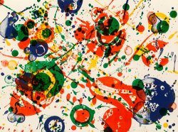 Sam Francis Untitled, Pl. 4, From The Pasadena Box Series, 1963