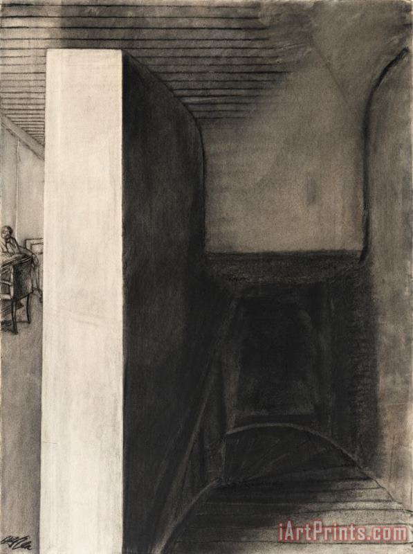 L'imprimerie Bellini Avec Le Poete Fouad El Etr painting - Sam Szafran L'imprimerie Bellini Avec Le Poete Fouad El Etr Art Print L'imprimerie Bellini Avec Le Poete Fouad El Etr painting - Sam Szafran L'imprimerie Bellini Avec Le Poete Fouad El Etr Art Print